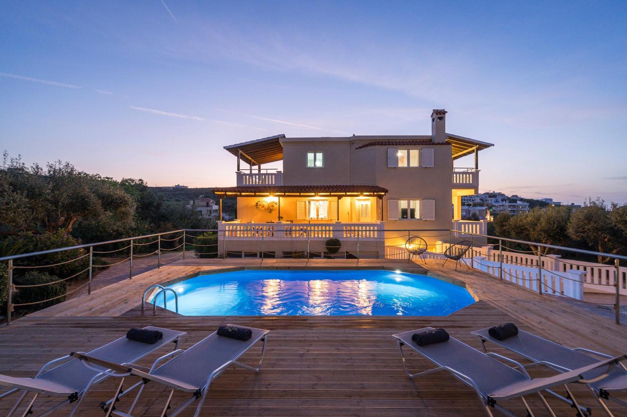 Casa De Philippe With Unique Seaview 2' From Beach Agia  Экстерьер фото